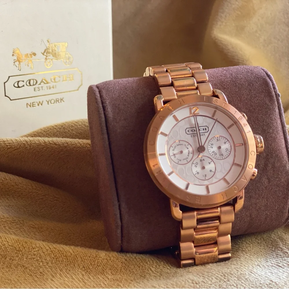 Coach Rose Gold Watch - Picture 2 of 8
